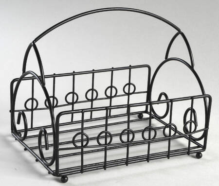 Farmhouse Metal Holder for (Set of 6 Motif) Small Spice Jar