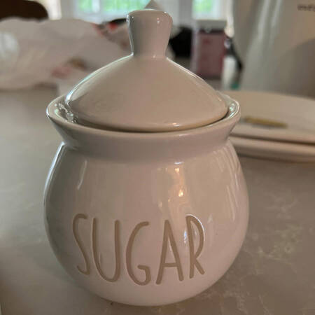 Farmhouse Sugar Bowl & Lid