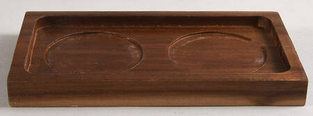 Farmhouse Wood Tray for - Set of 2 Spice Jars
