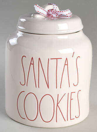 Farmhouse Cookie Jar & Lid