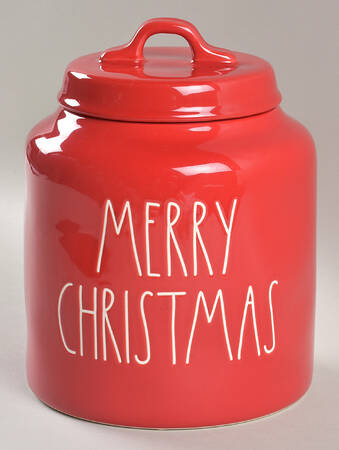 Farmhouse Cookie Jar & Lid