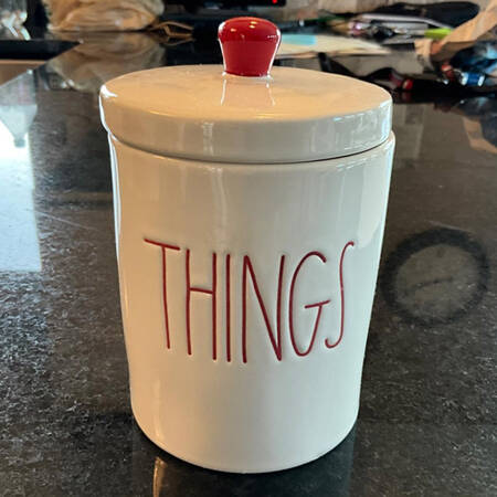 Farmhouse 5" Storage Jar & Lid
