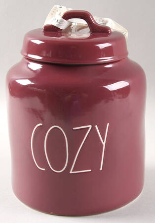 Farmhouse Cookie Jar & Lid