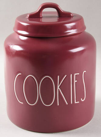 Farmhouse Cookie Jar & Lid
