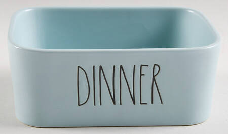 Farmhouse Rectangular Bowl No Vented Plastic Lid