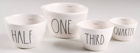 Farmhouse Measuring Cup Set (1 Cup,1/2 Cup,1/3 Cup,1/4 Cup)