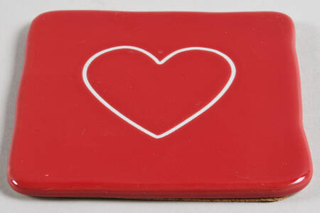 Farmhouse Square Corkback Coaster