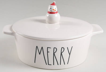 Farmhouse 2 Qt Round Covered Casserole