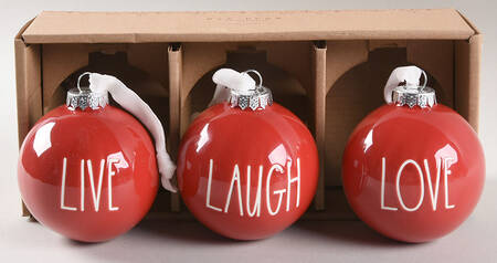 Farmhouse (Boxed Set of 3) Ornament