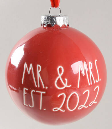 Farmhouse 2022 Mr & Mrs Annual Ornament