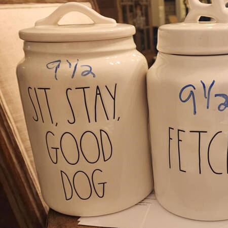 Farmhouse Treat Jar & Lid