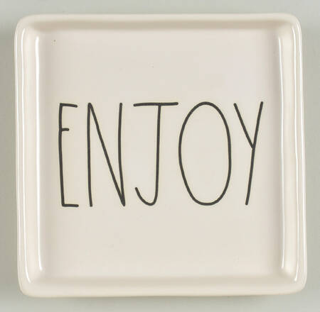 Farmhouse Square Appetizer Plate