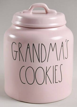 Farmhouse Cookie Jar & Lid