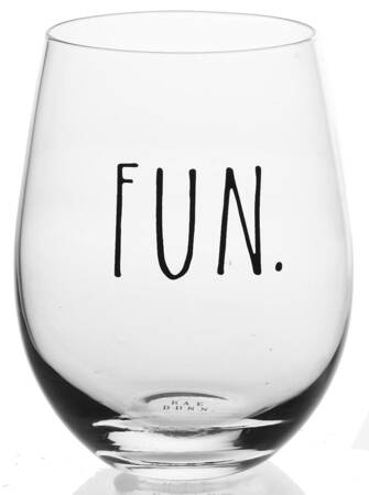 Farmhouse Glassware Stemless Wine