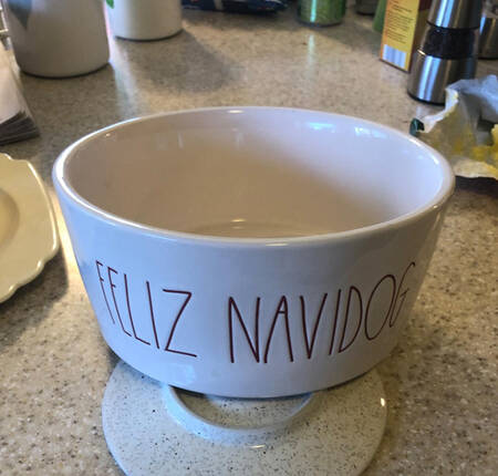 Farmhouse Large Dog Bowl