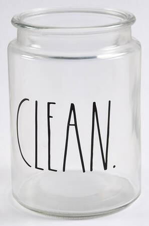 Farmhouse 5" Glassware Storage Jar No Lid