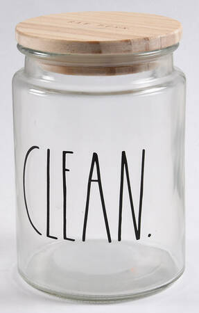 Farmhouse 5" Glassware Storage Jar & Lid