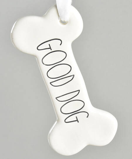 Farmhouse Dog Bone Ornament