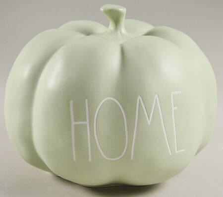 Farmhouse Pumpkin Figurine