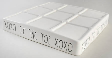 Farmhouse Game Board for Tic Tac Toe Set