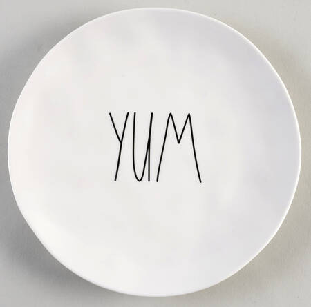 Farmhouse Melamine Salad Plate