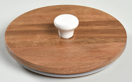 Farmhouse Wood Lid for Coffee Canister