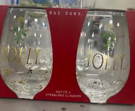 Farmhouse Glassware Stemless Wine