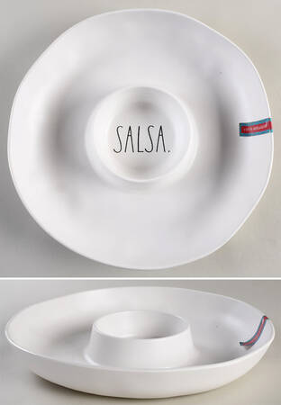 Farmhouse 1 Piece Melamine Chip & Dip