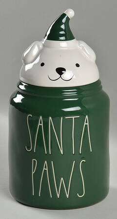 Farmhouse Figural Treat Jar & Lid