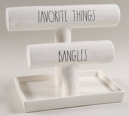 Farmhouse Double T Bar Jewelry Holder