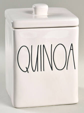 Farmhouse Quinoa Canister & Lid