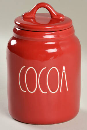 Farmhouse Cocoa Canister & Lid