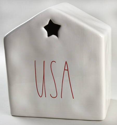 Farmhouse House Figurine
