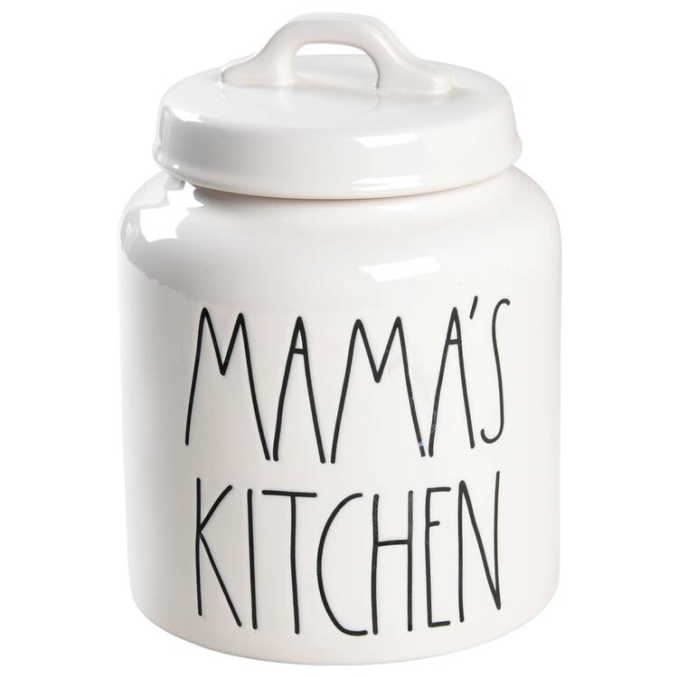 Farmhouse Cookie Jar & Lid