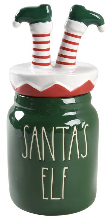 Farmhouse Figural Treat Jar & Lid