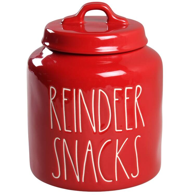Farmhouse Holiday Treat Jar & Lid