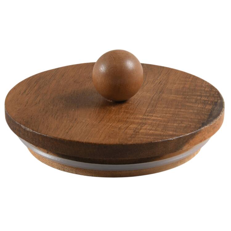 Farmhouse 7" Storage Jar/Wood Lid
