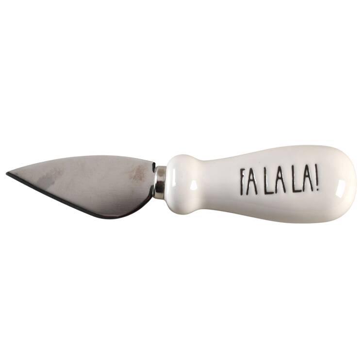 Farmhouse Holiday Cheese Knife with Stainless Blade