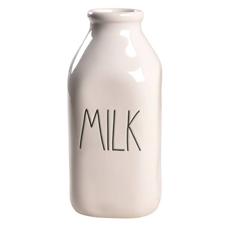 Farmhouse Milk Bottle No Lid