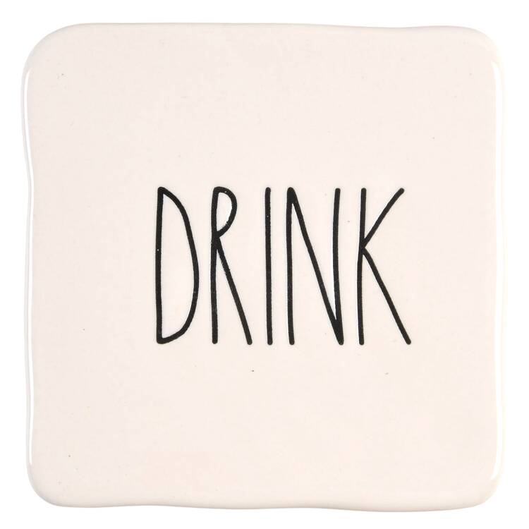 Farmhouse Suare Corkback Coaster