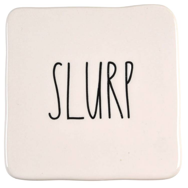 Farmhouse Square Corkback Coaster