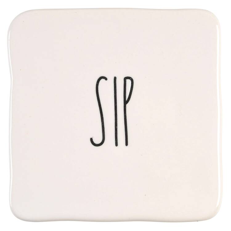Farmhouse Square Corkback Coaster