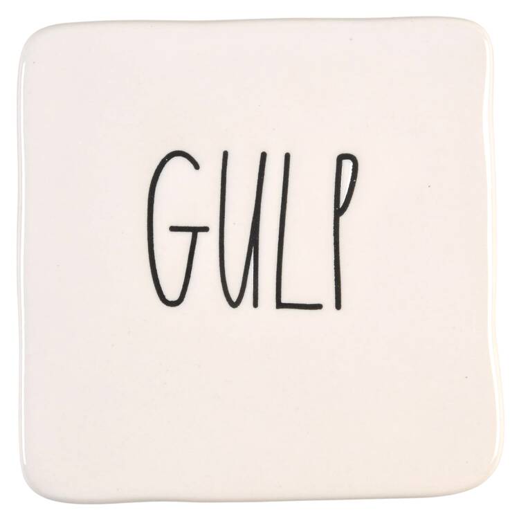 Farmhouse Square Corkback Coaster