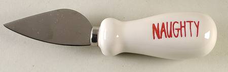 Farmhouse Holiday Cheese Knife with Stainless Blade