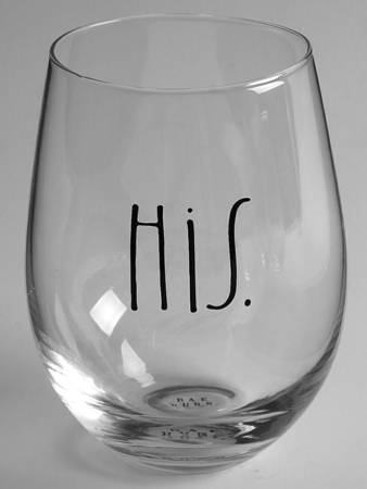 Farmhouse Glassware Stemless Wine