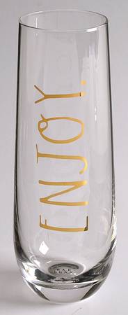 Farmhouse Glassware Stemless Champagne Flute