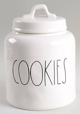 Farmhouse Cookie Jar & Lid
