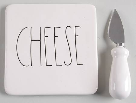 Farmhouse Cheese Tray & Knife Set