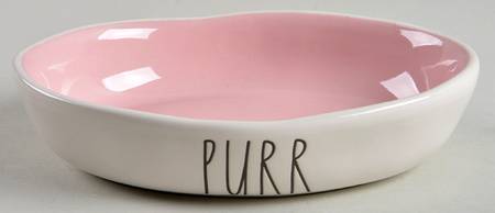 Farmhouse Oval Cat Bowl