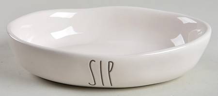 Farmhouse Oval Cat Bowl